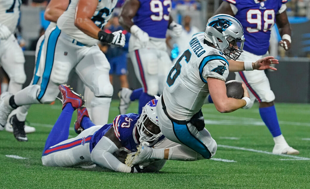 Observations: Bills' preseason winning streak ends with a thud in Carolina