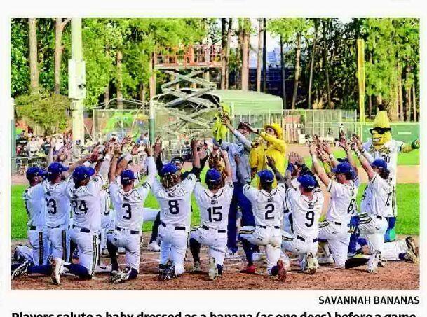 World's quirkiest baseball team, the Savannah Bananas, is headed