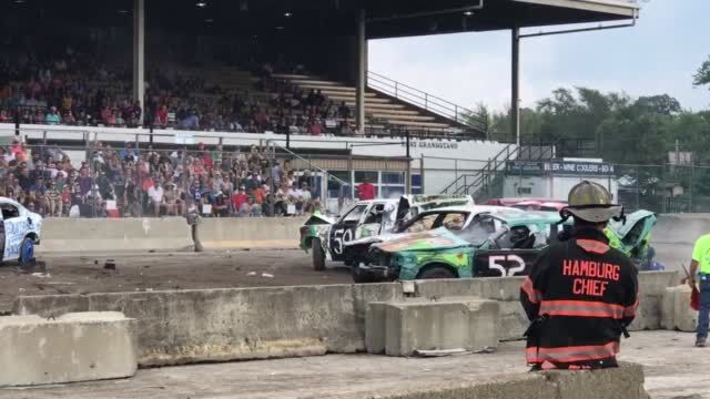 Demolition Derby still popular at Erie County Fair