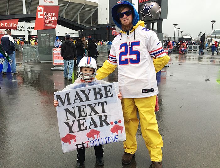 The First ever Buffalo Bills Suit