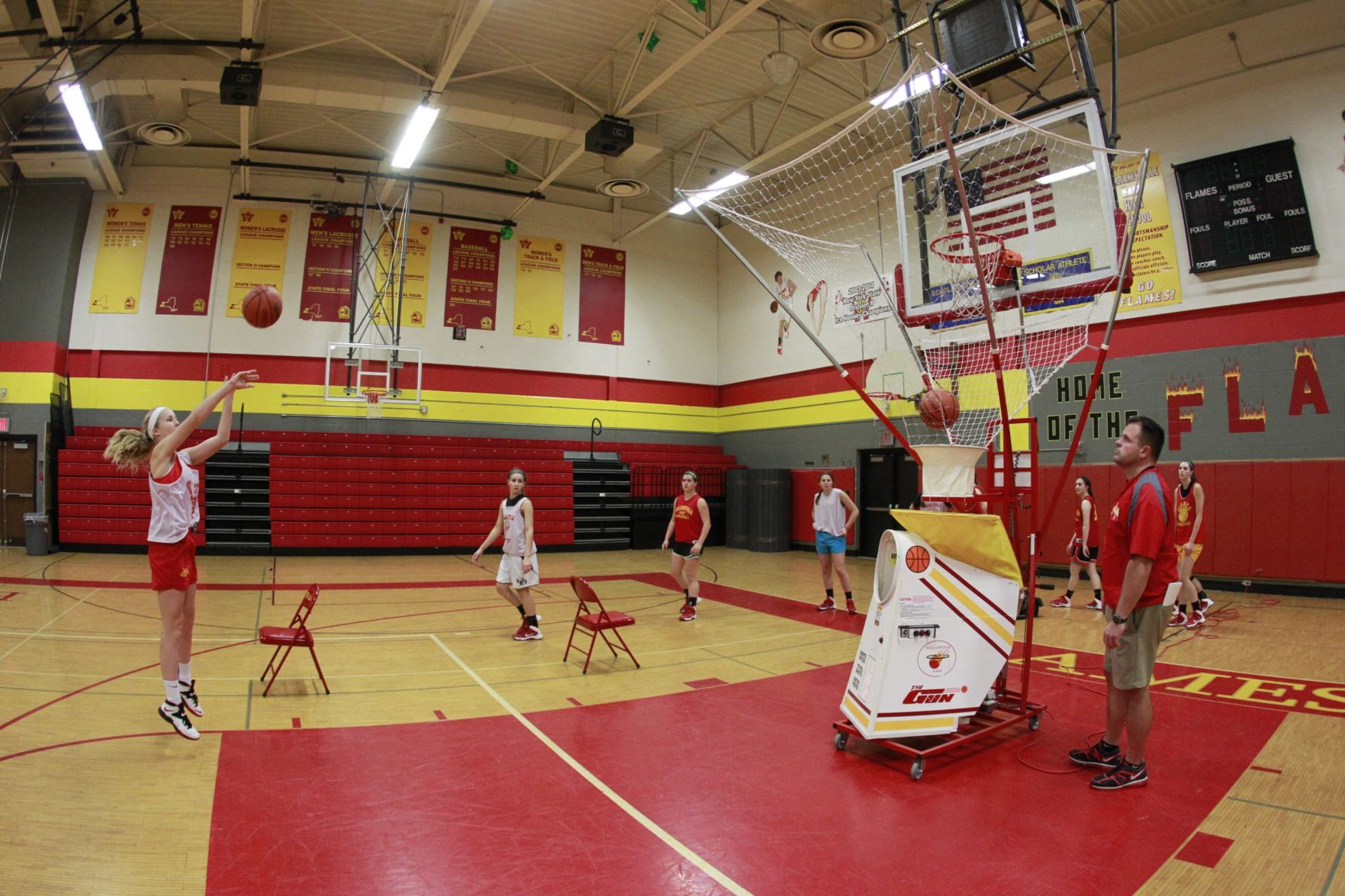 the gun rebounding machine