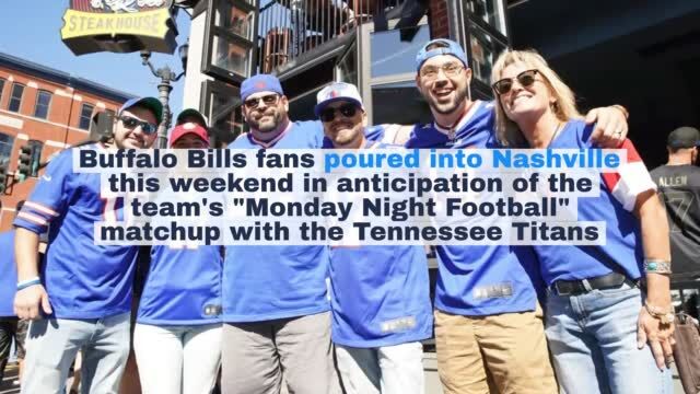 Bills Mafia takes over the Music City for Monday Night Football