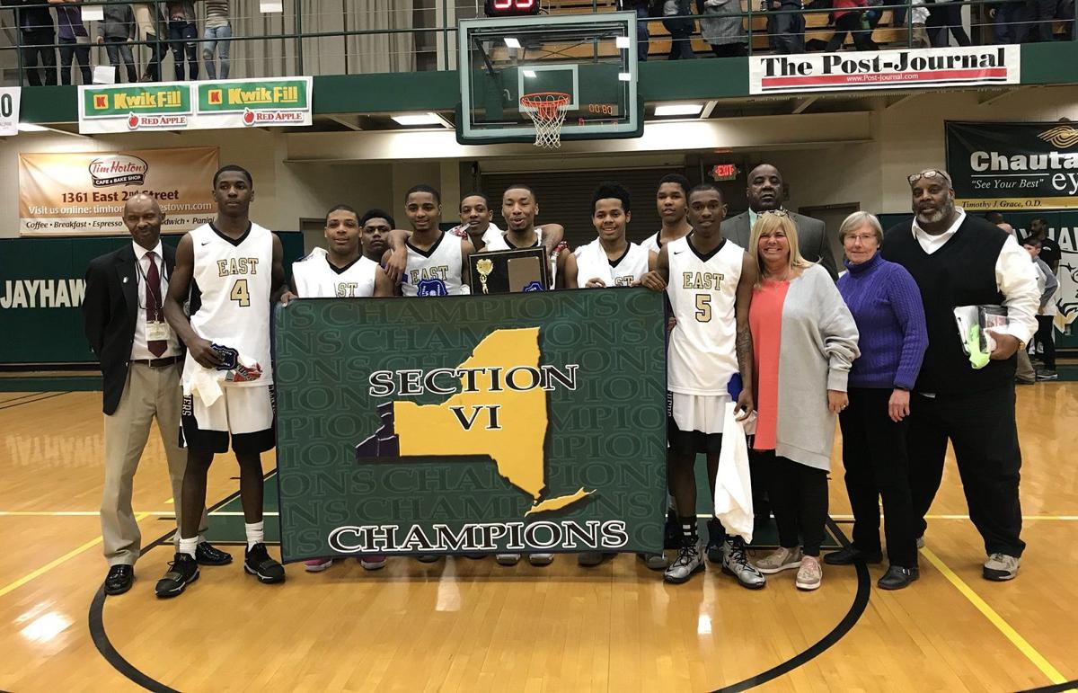 East Knocks Off Franklinville Claims Class D Boys Basketball