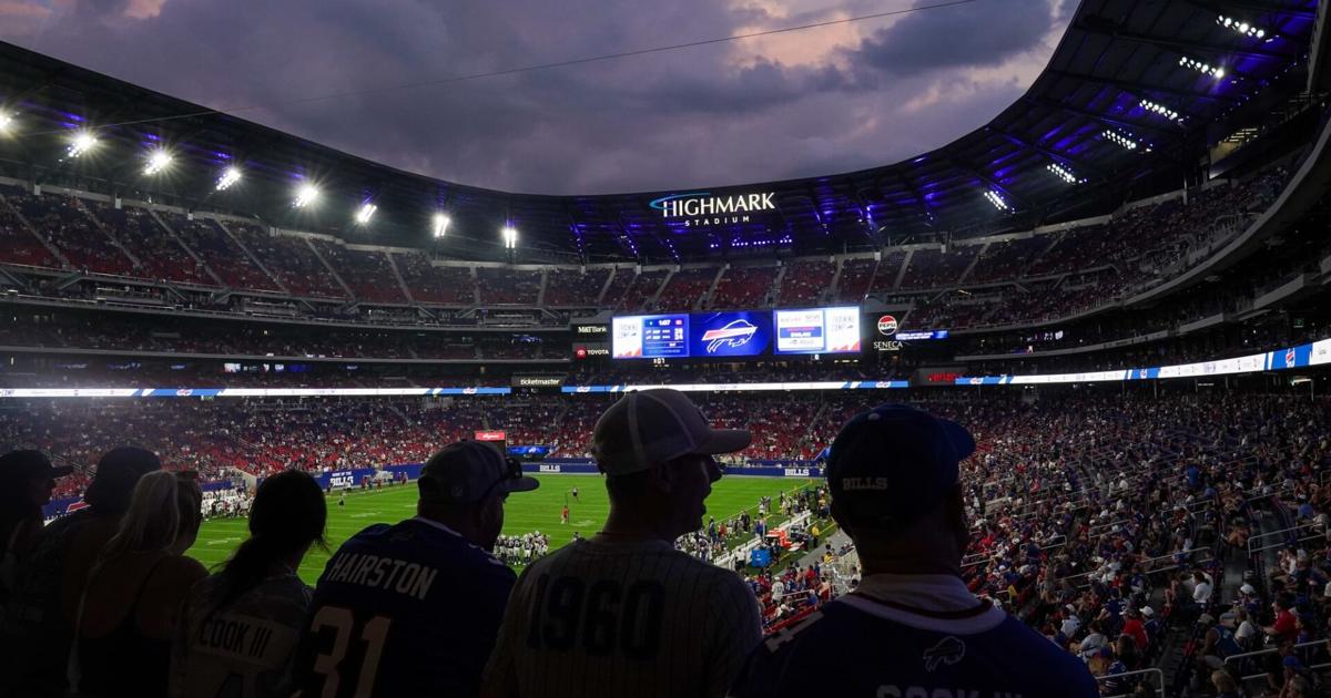 Bills fans got their first look inside Highmark Stadium. Here's what they thought