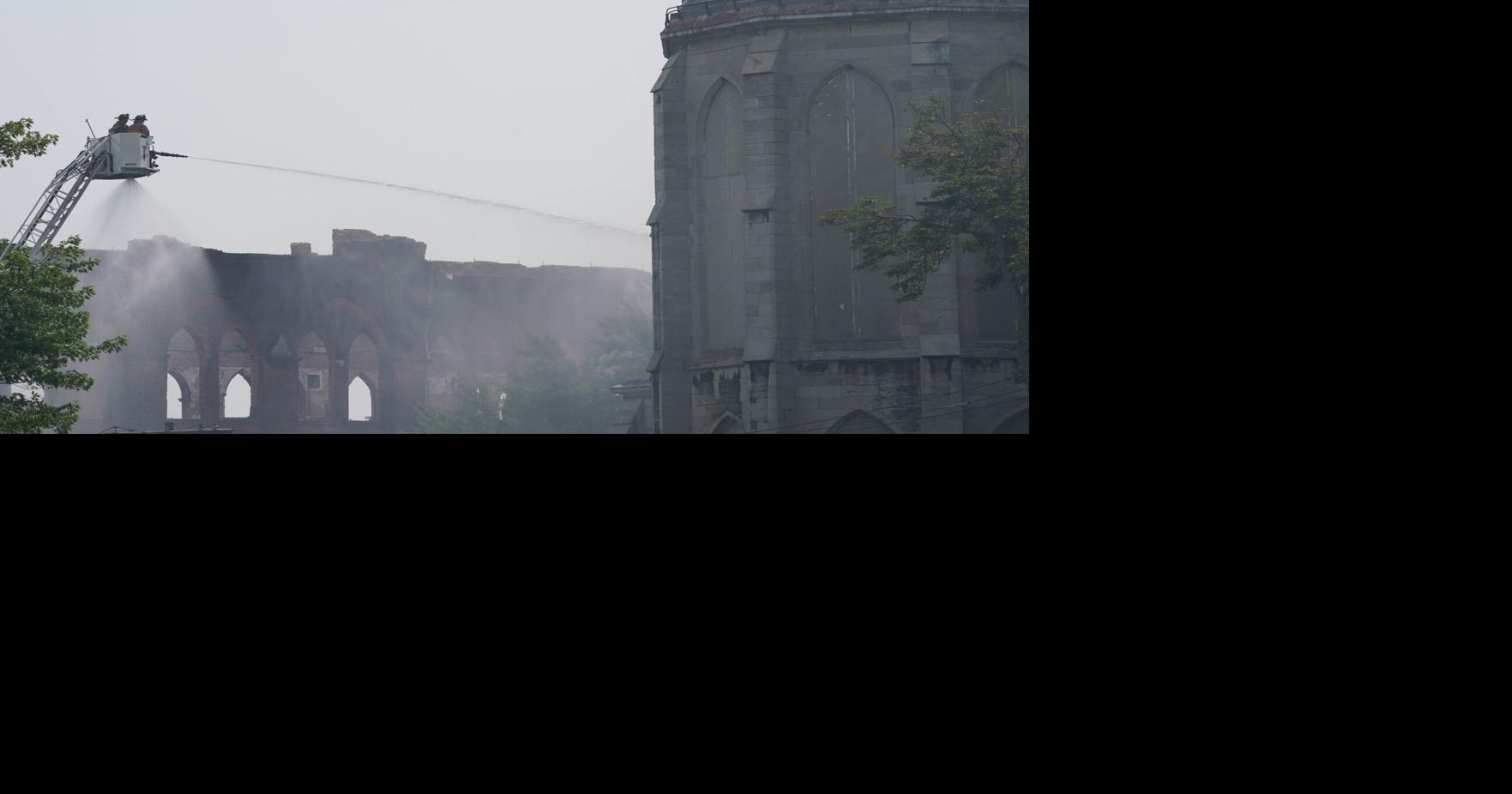  Fire breaks out at St. Ann's Church in Buffalo