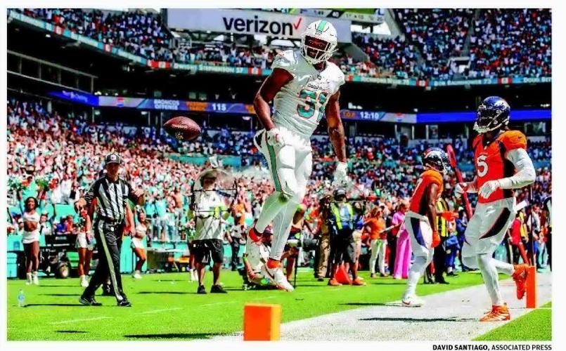 Dolphins rout Broncos, scoring the most points by an NFL team in a game  since 1966, Ap