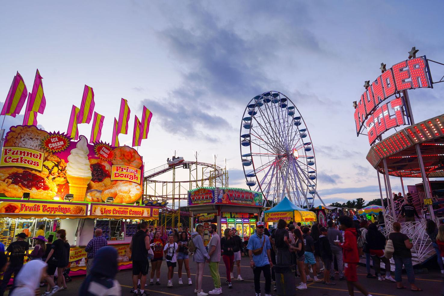 Photos After dark at the 2025 Erie County Fair