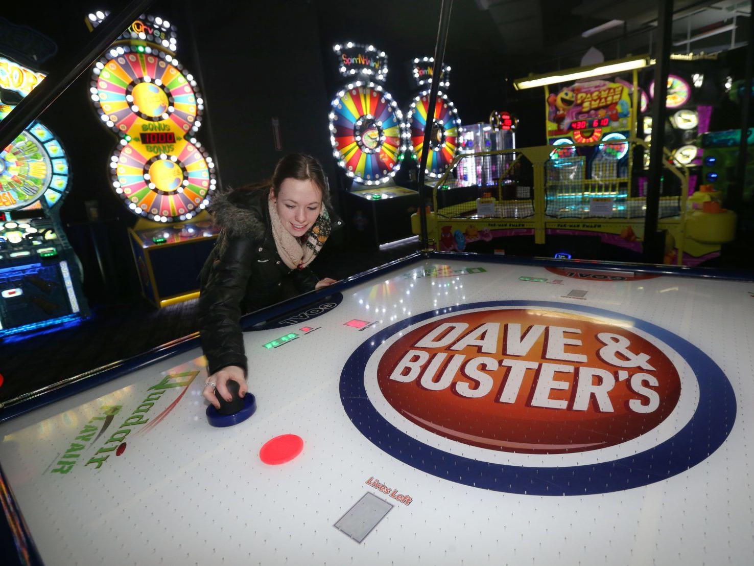 At Dave And Buster S Enjoy The Game And The Games Dining Buffalonews Com