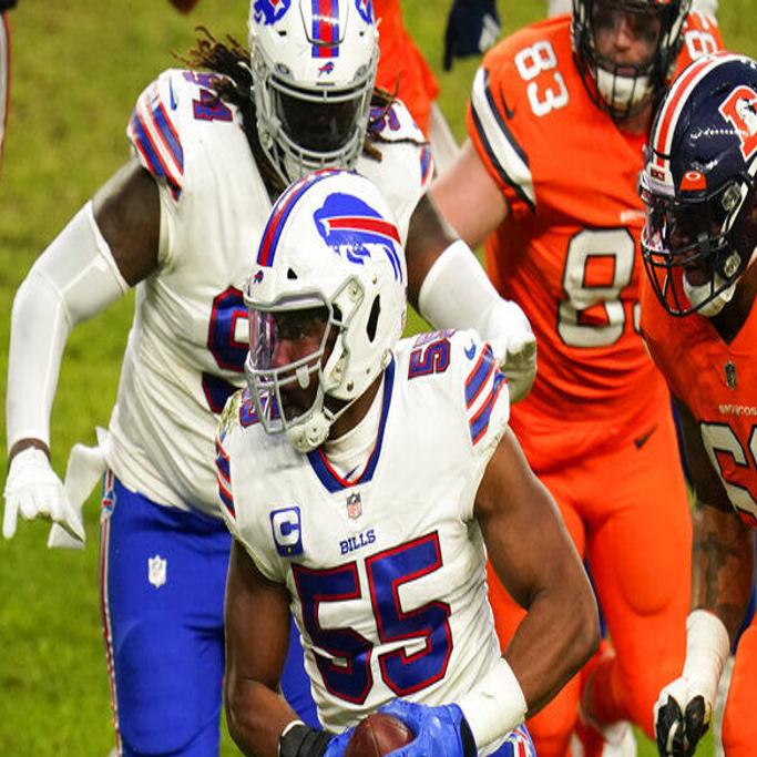 Udled Handel Rendition Bills' Jerry Hughes relies on 'running back instincts' to score defensive  touchdown | Buffalo Bills News | NFL | buffalonews.com