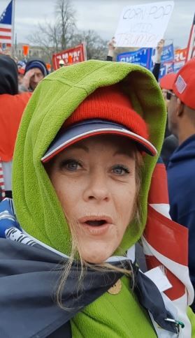 Traci Sunstrum photo from Capitol riot on Jan. 6