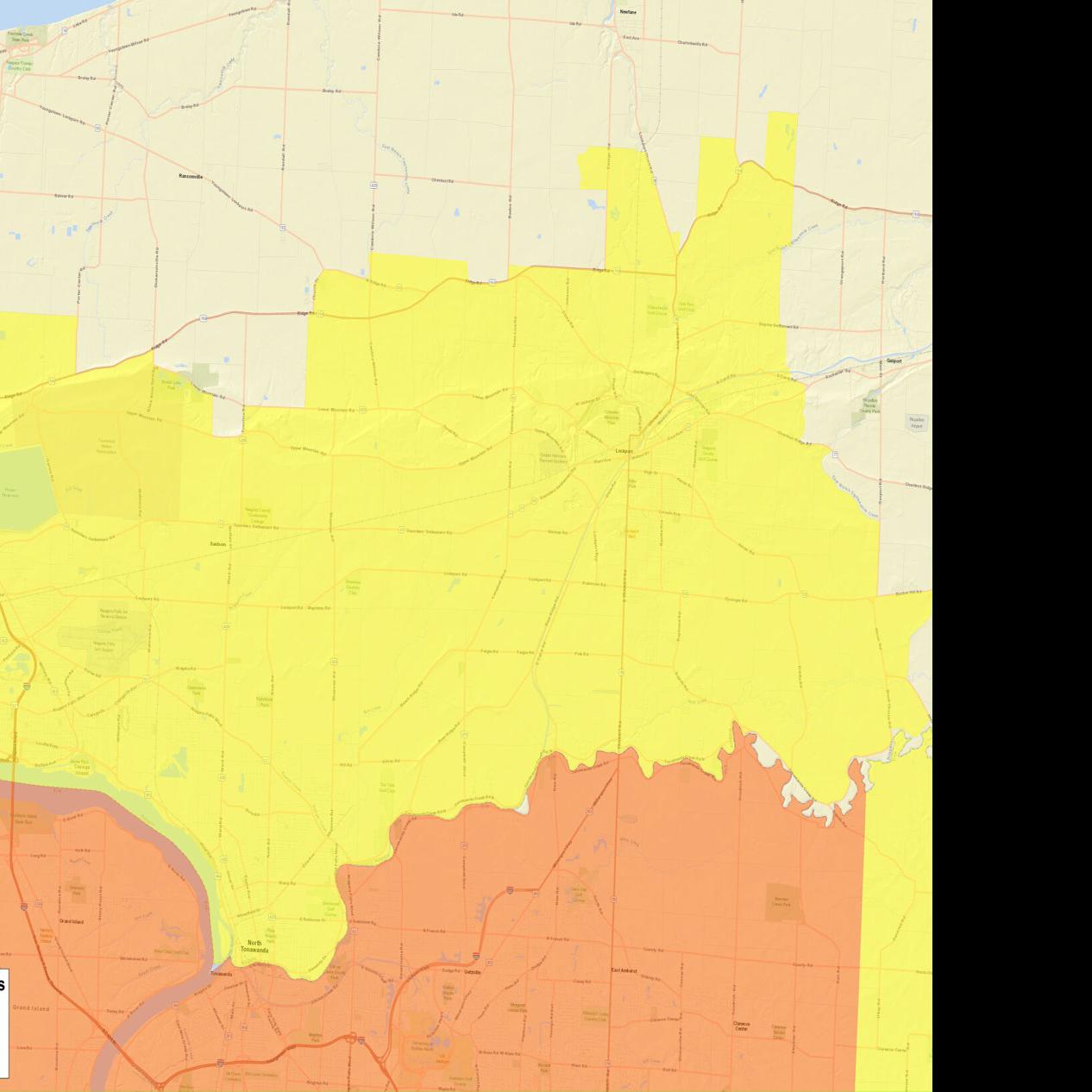 Yellow Zone Expanding In Niagara County State And Regional Buffalonews Com