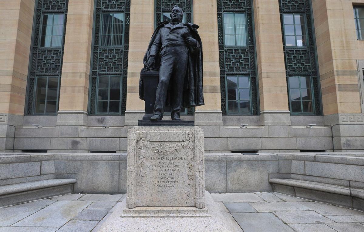 Millard Fillmore statue at City Hall