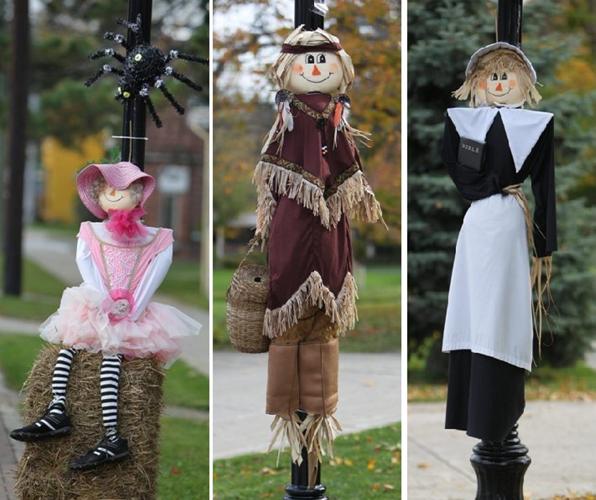 Whether frightening or friendly, this season's scarecrows are taking over  the town