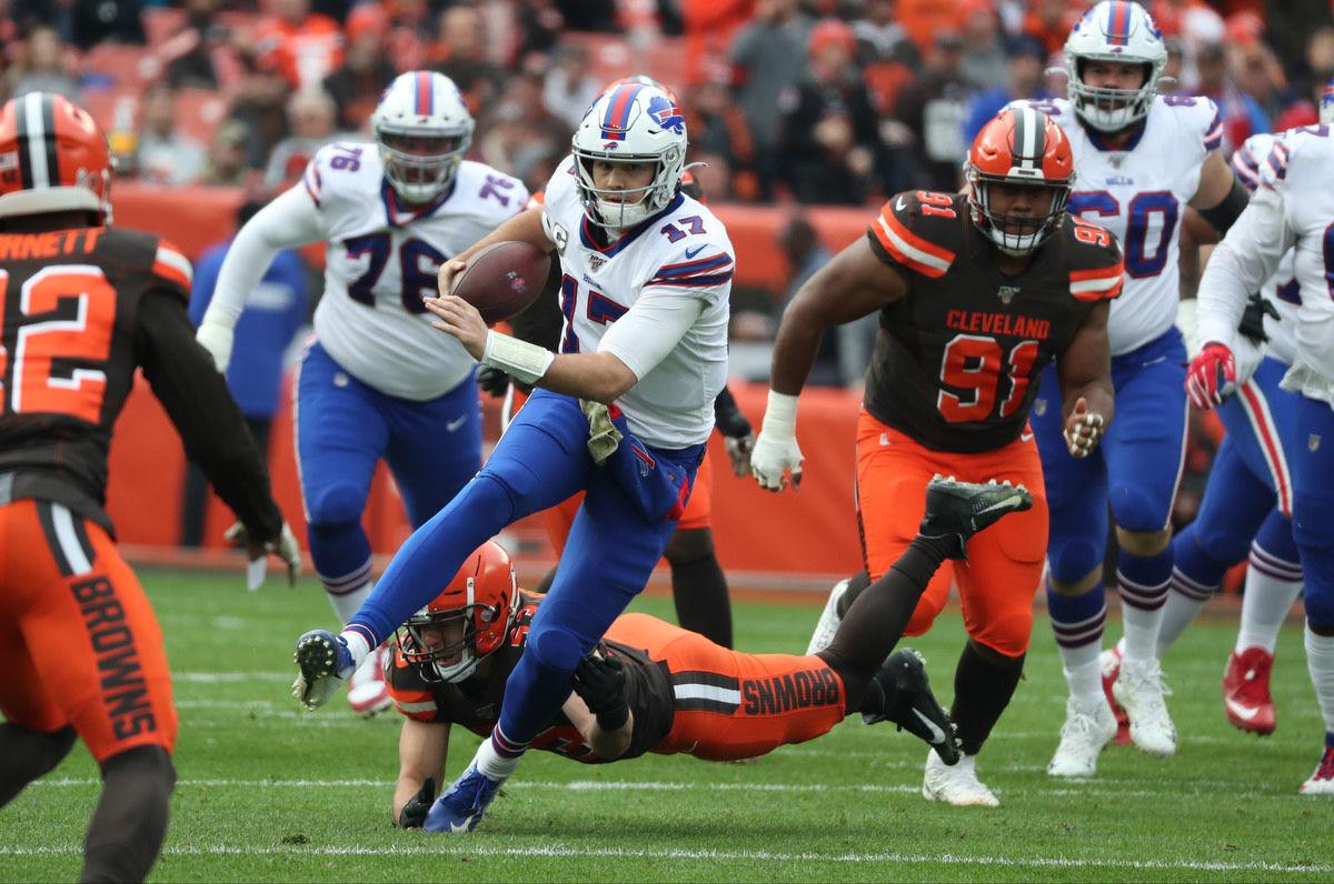 McCoy-Sports-Buffalo Bills quarterback Josh Allen (17)-2019