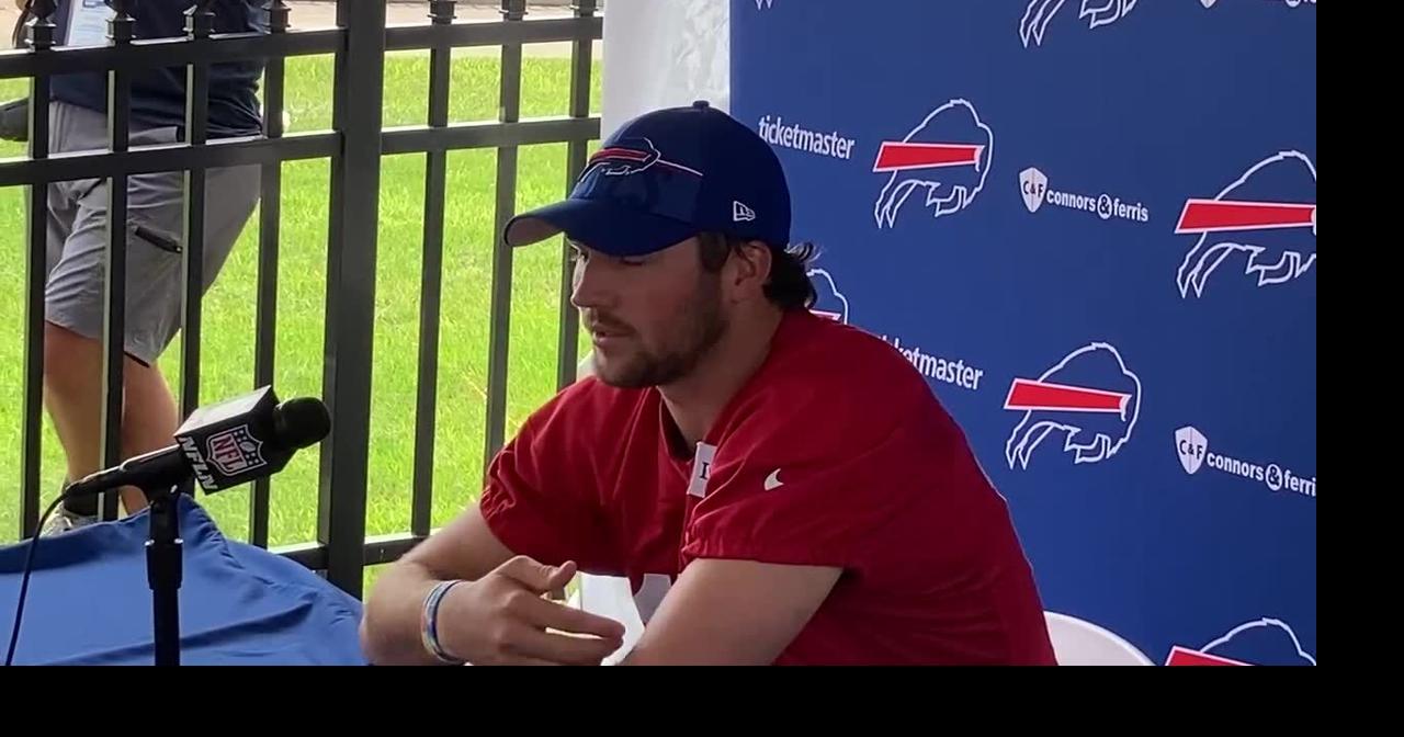 Josh Allen talks about Buffalo Bills firstround pick Dalton Kincaid