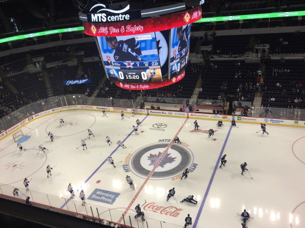 Live coverage Buffalo Sabres at Winnipeg Jets