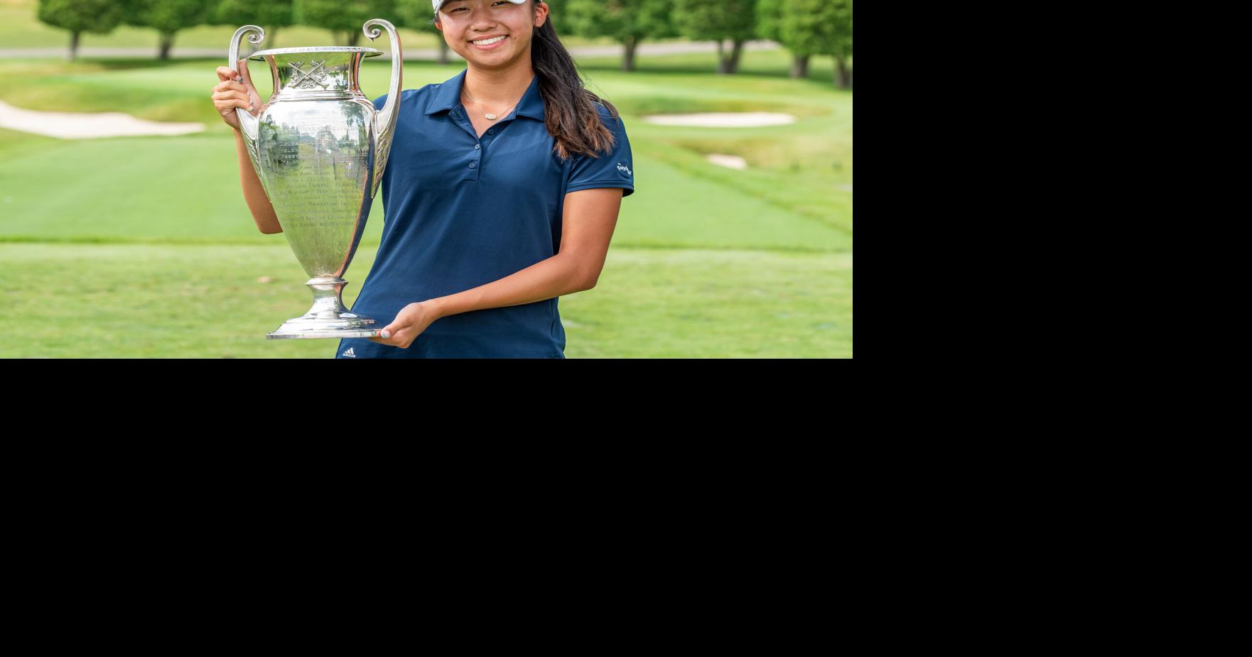 Lily Zhang, 14, the 2nd youngest player to win golf event
