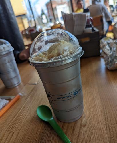 Root beer float at Mister Sizzle's
