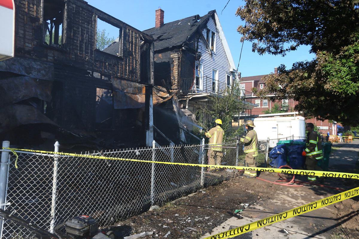 Niagara Falls Firefighters Three building Fire