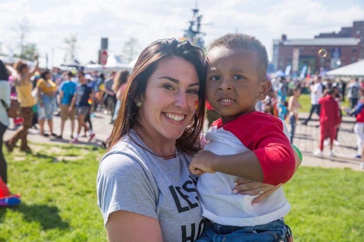 Smiles at Buffalo Pride Festival at Canalside Multimedia