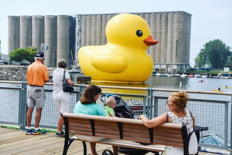 The World’s Largest Rubber Duck Is Back in Buffalo This July