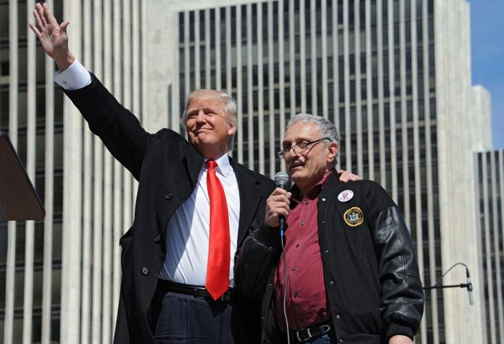  Donald Trump, left, stands with Carl Pasquale Paladino, busine