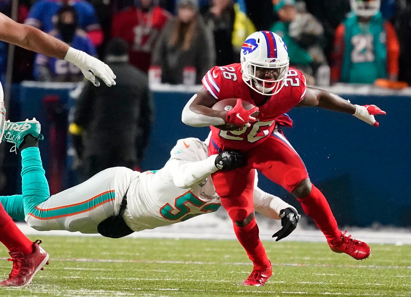 Devin Singletary And James Cook Help Bills Run Away With Win In Chicago