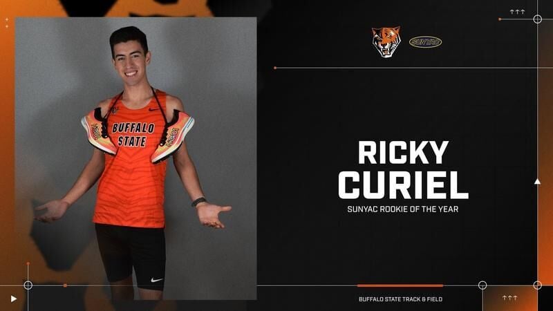 Ricky Curiel Named SUNYAC Outdoor Track and Field Rookie Of The Year