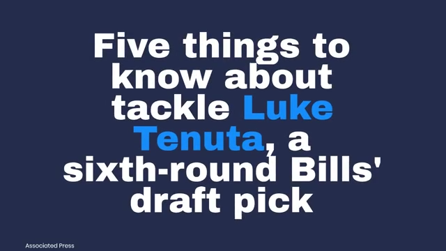 3 things to know about Bills 6th-round pick OL Luke Tenuta