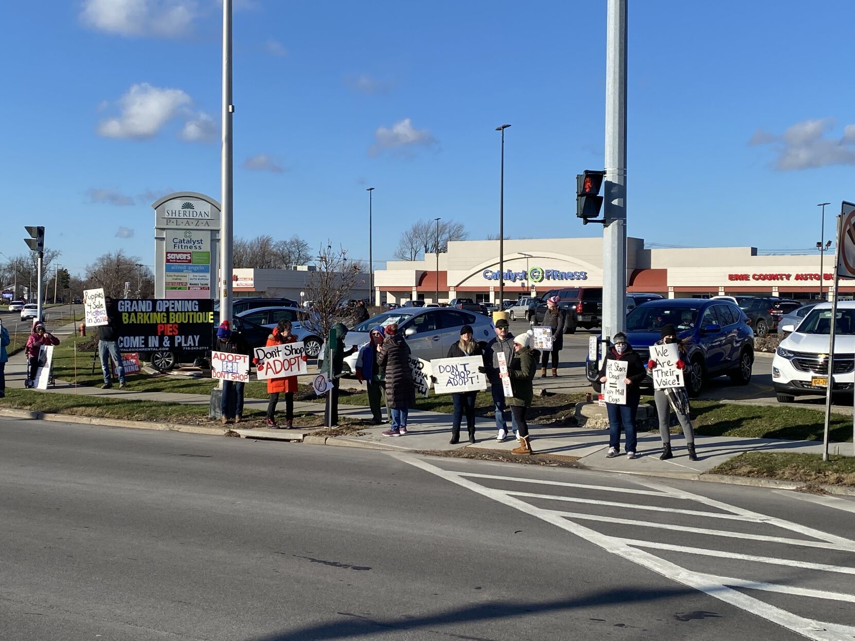 Barking Boutique opening in Tonawanda draws protesters