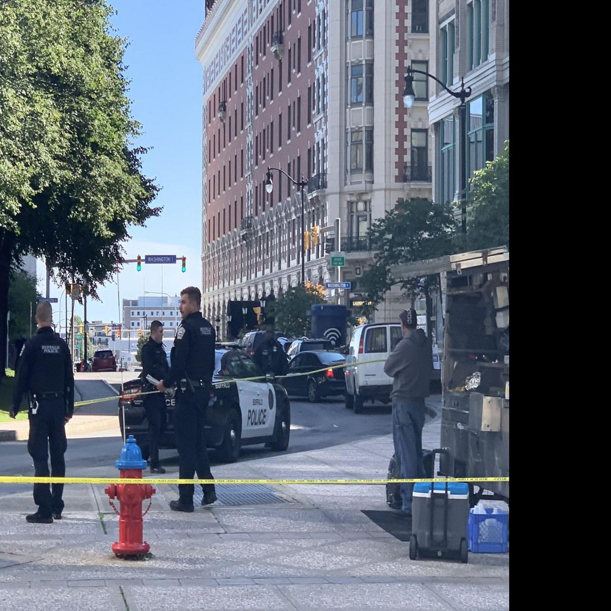 One Man In Custody Another At Ecmc After Stabbing Downtown Local News Buffalonews Com