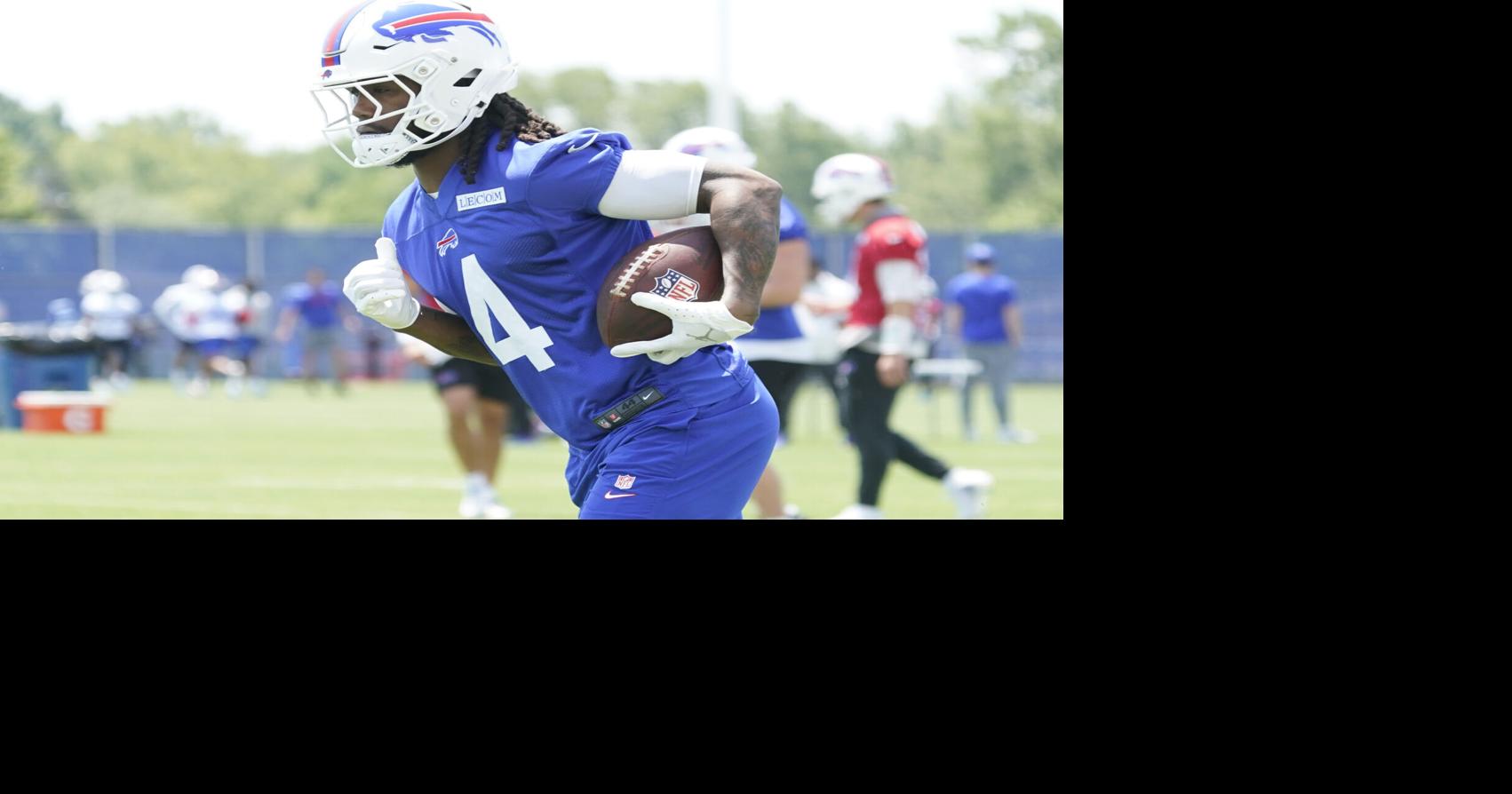Buffalo Bills RB James Cook attends mandatory minicamp