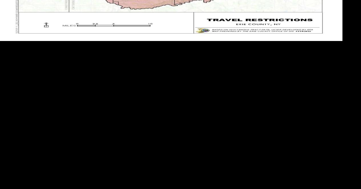 travel ban map buffalo ny