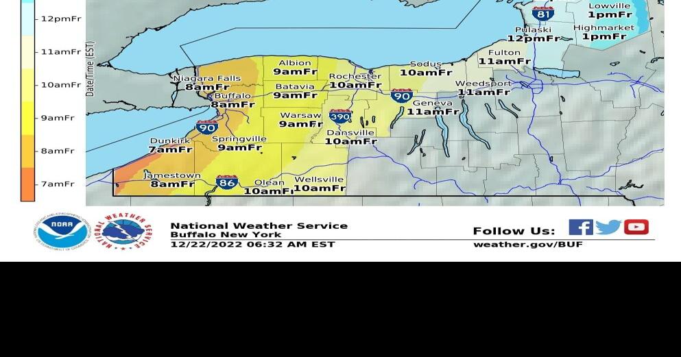 Blizzard warning issued for 4 Western New York counties