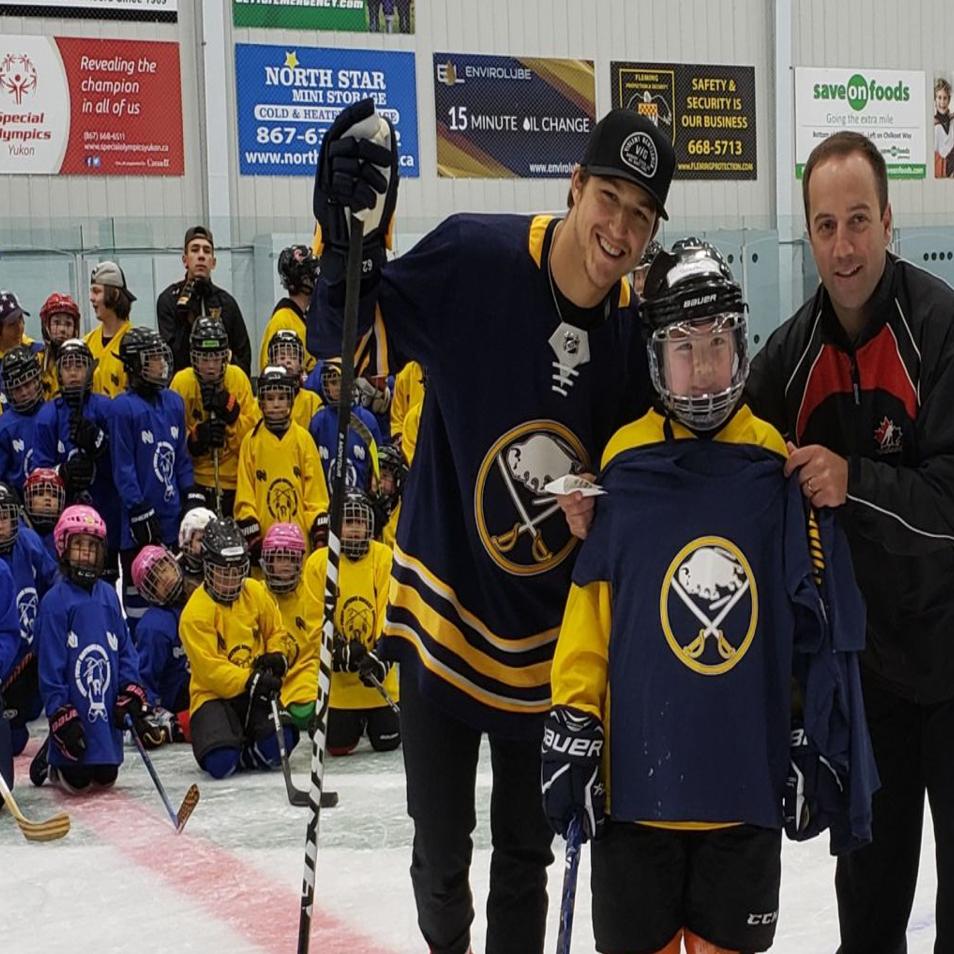 Brandon Montour Brings His Inspiring Story To Indigenous Hockey Camps Buffalo Sabres News Buffalonews Com