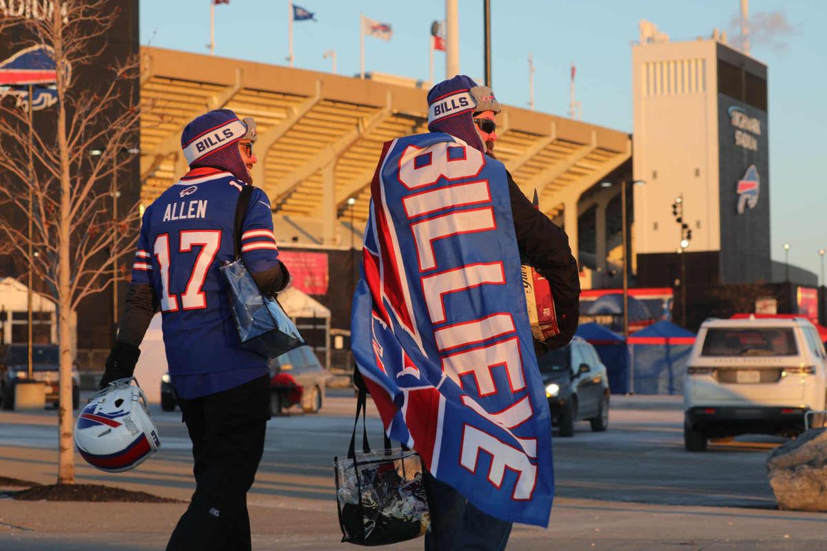 Photos: Bills fans embrace deep freeze at wild-card playoff game