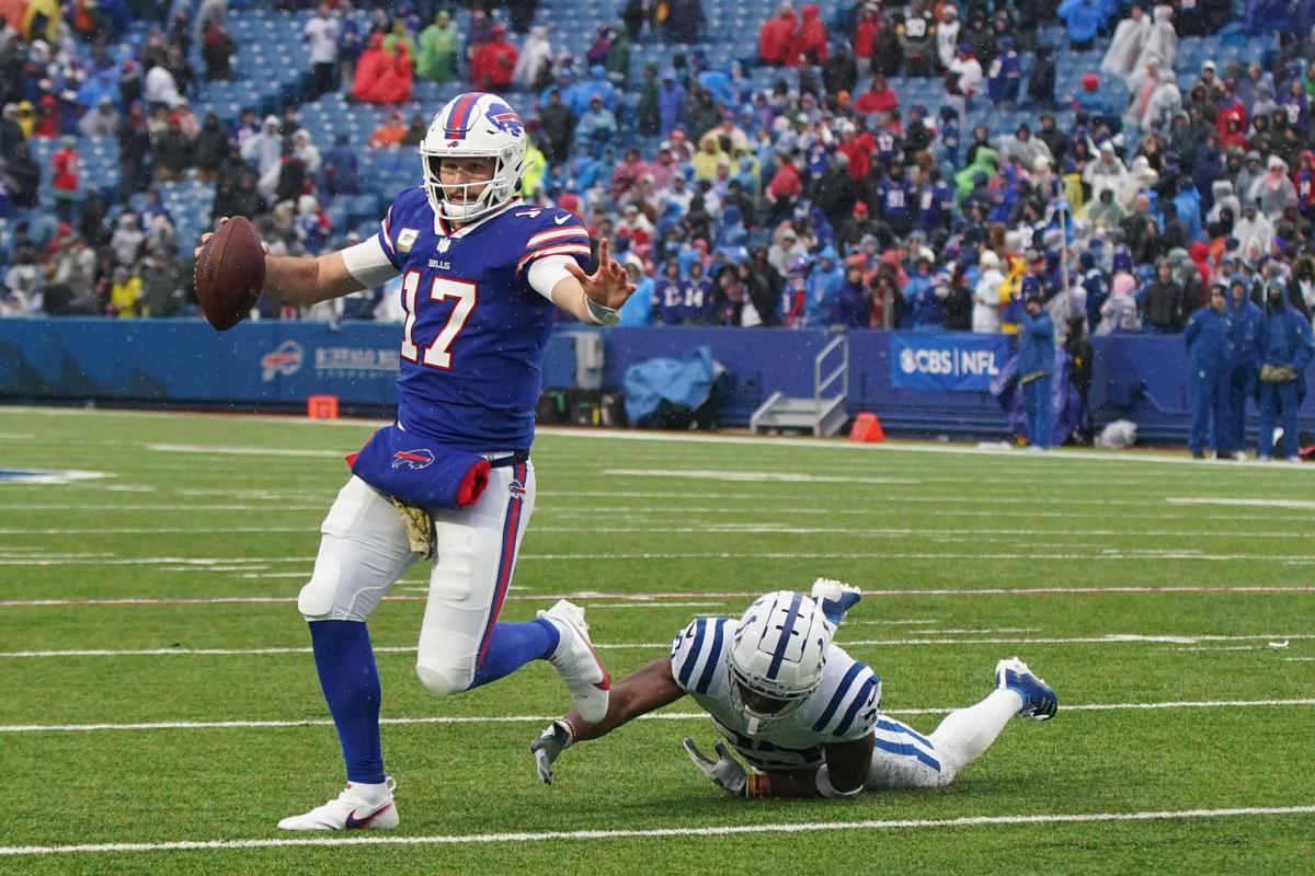 Allen rushing