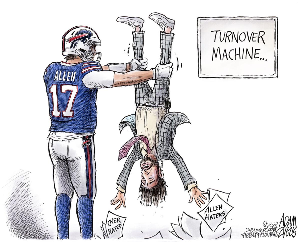 Adam Zyglis 2024 Josh Allen