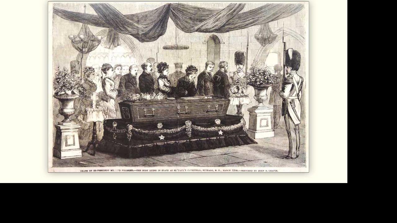 March 12 1874 Millard Fillmore S Funeral Procession Shuts Down