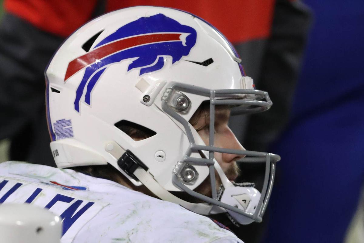 Someone Created A Helmet With The Josh Allen Buffalo Logo