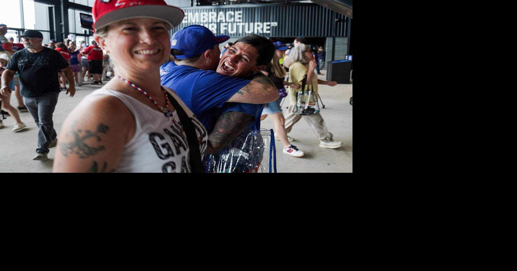 'Like seeing your kid born’: Bills fans embrace first chance to see new Highmark Stadium