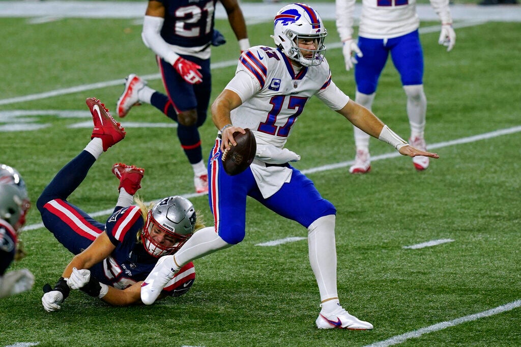 Buffalo Bills 38-9 New England Patriots: Josh Allen breaks Jim