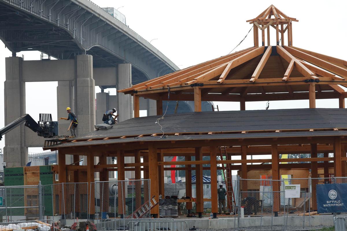 Canalside carousel