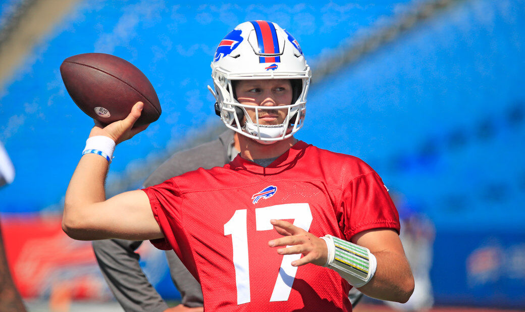 Josh Allen starting at quarterback for Buffalo Bills preseason