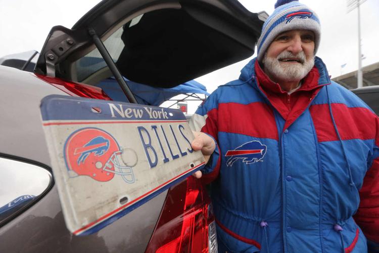 ECMC turning blue and red for the Buffalo Bills