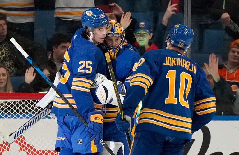 Erik Johnson already having an impact on the Sabres: 'We're all going to  learn a lot from him' - The Hockey News Buffalo Sabres News, Analysis and  More