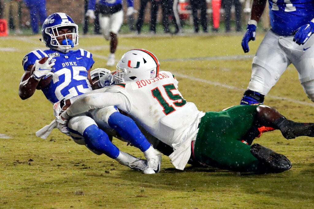 Buffalo Bills select Miami DE Gregory Rousseau with pick 30 in NFL Draft 