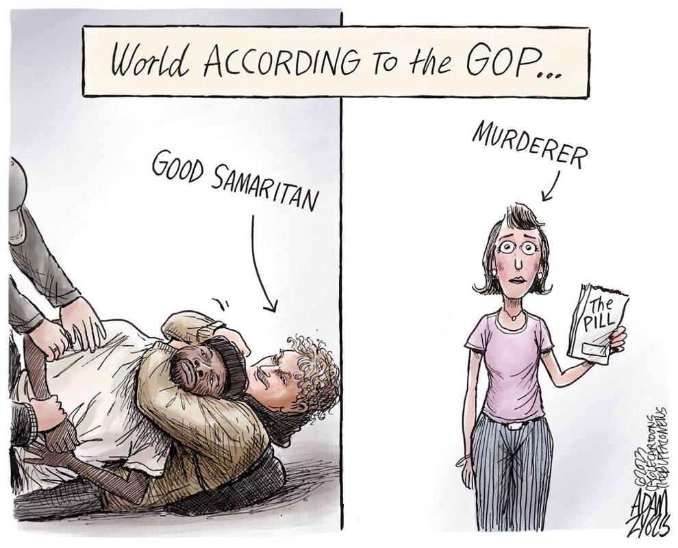 Title:  World according to the GOP.  Image One, captioned 