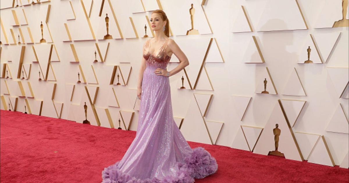 Jessica Chastain beeindruckt bei den Oscars 2022 in einem umwerfenden Paillettenkleid |  Unterhaltung