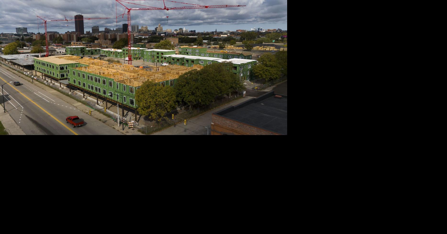Construction of new buildings underway at Perry Homes